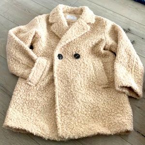 Zara girls dress coat